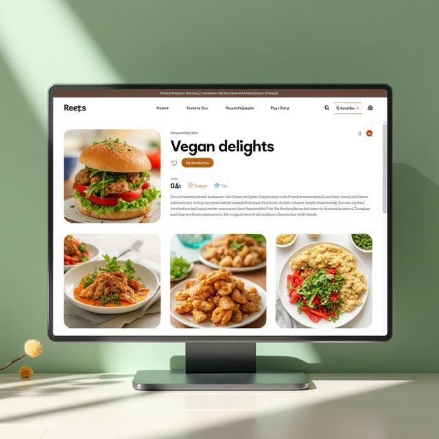Vegan Delights Recipe Hub screenshot
